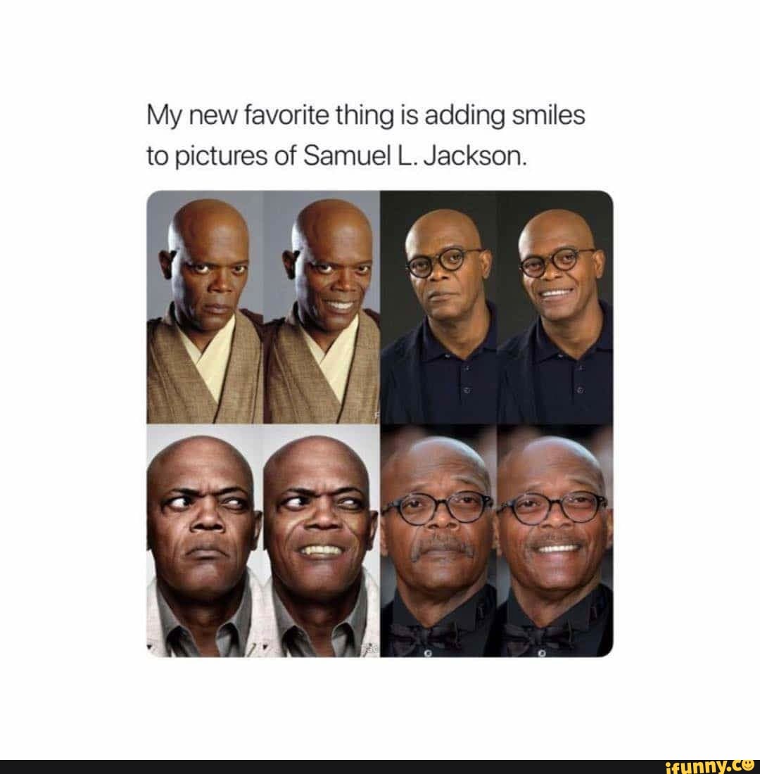 Download Samuel l jackson smiling For iPhone Samuel L Jackson Smiling