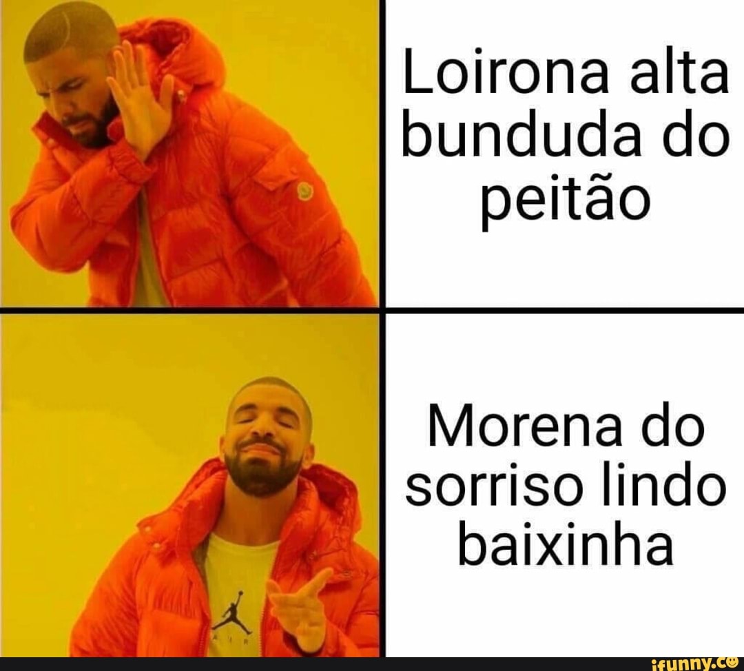 Loirona alta bunduda do peitão Morena do sorriso lindo baixinha - iFunny