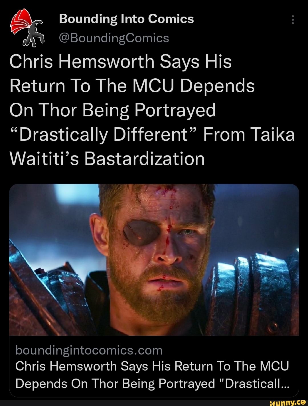 Chris Hemsworth Says His Return To The MCU Depends On Thor Being