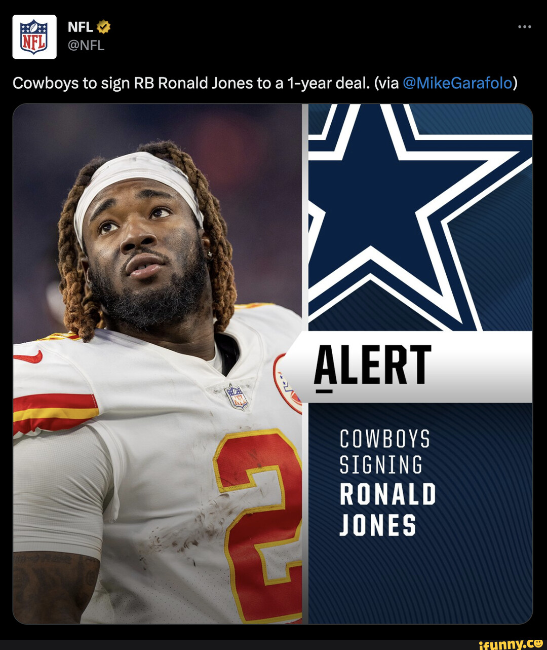 Free Agency: Cowboys Sign RB Ronald Jones