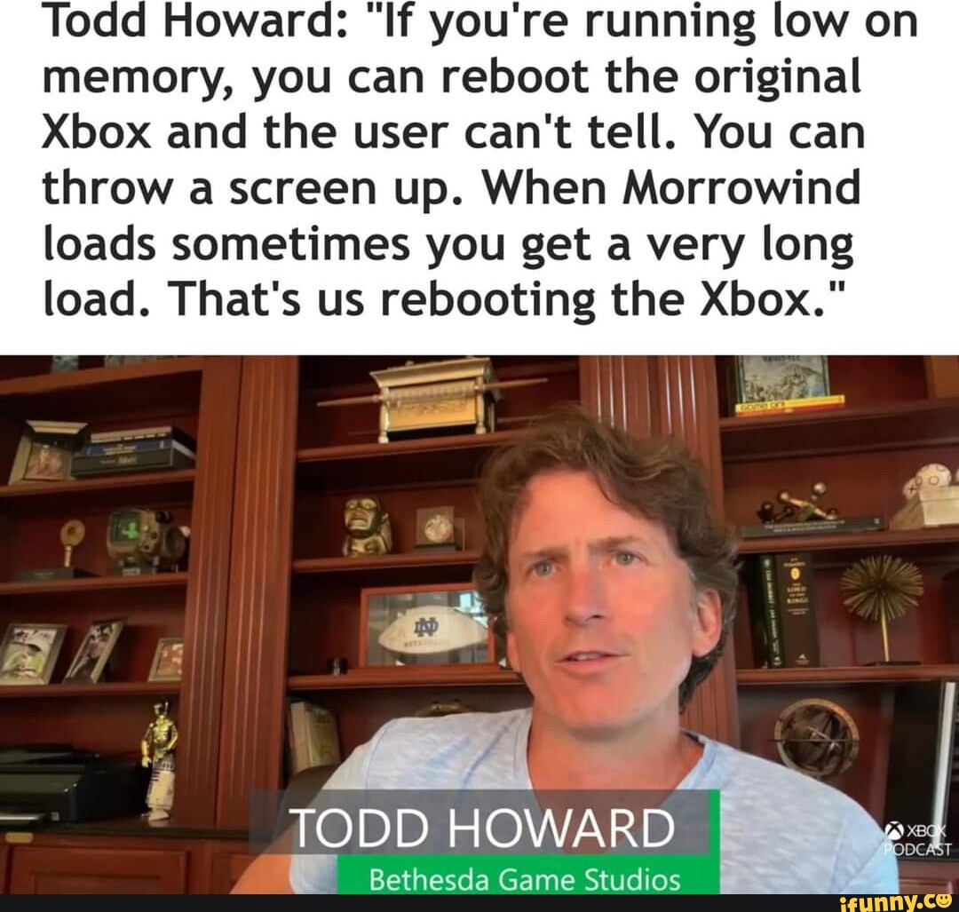 Does anyone seriously believe the Todd Howard meme?