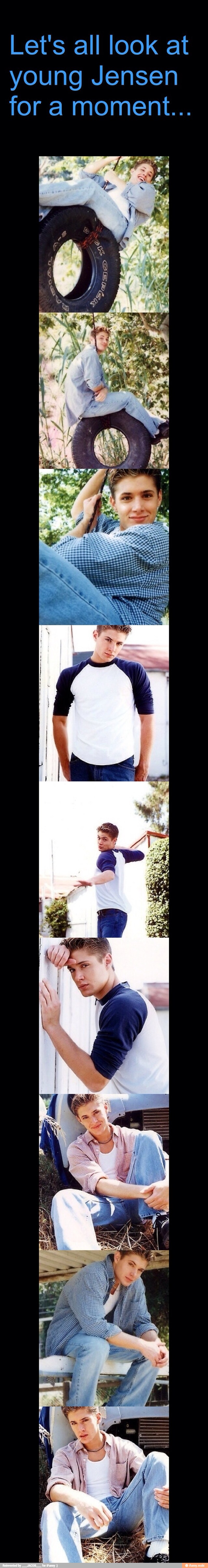 Let's all look at
young Jensen
fora moment...