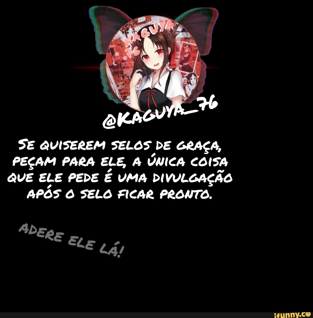 SE QUISEREM SELOS DE GRAÇA,
PEÇAM PARA ELE, ÚNICA COISA QUE ELE PEDE É UMA DIVULGAÇÃO APÓS O SELO FICAR PRONTO.
ERE Ete