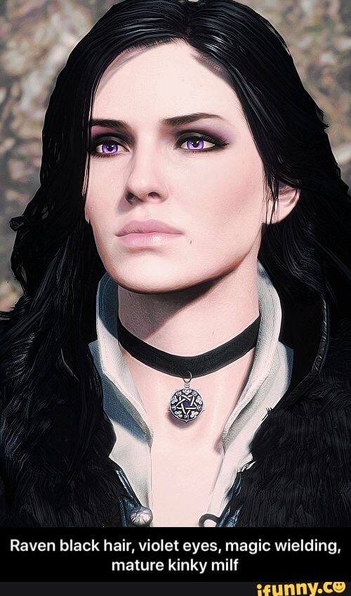 Raven Black Hair Violet Eyes Magic Wielding Mature Kinky Milf Ifunny