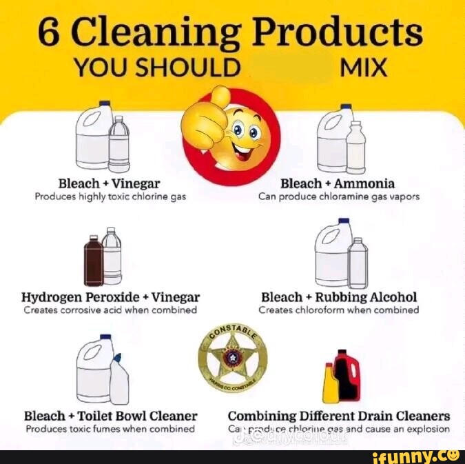 6 Cleaning Products YOU SHOULD MIX Bleach + Vinegar Bleach + Ammonia