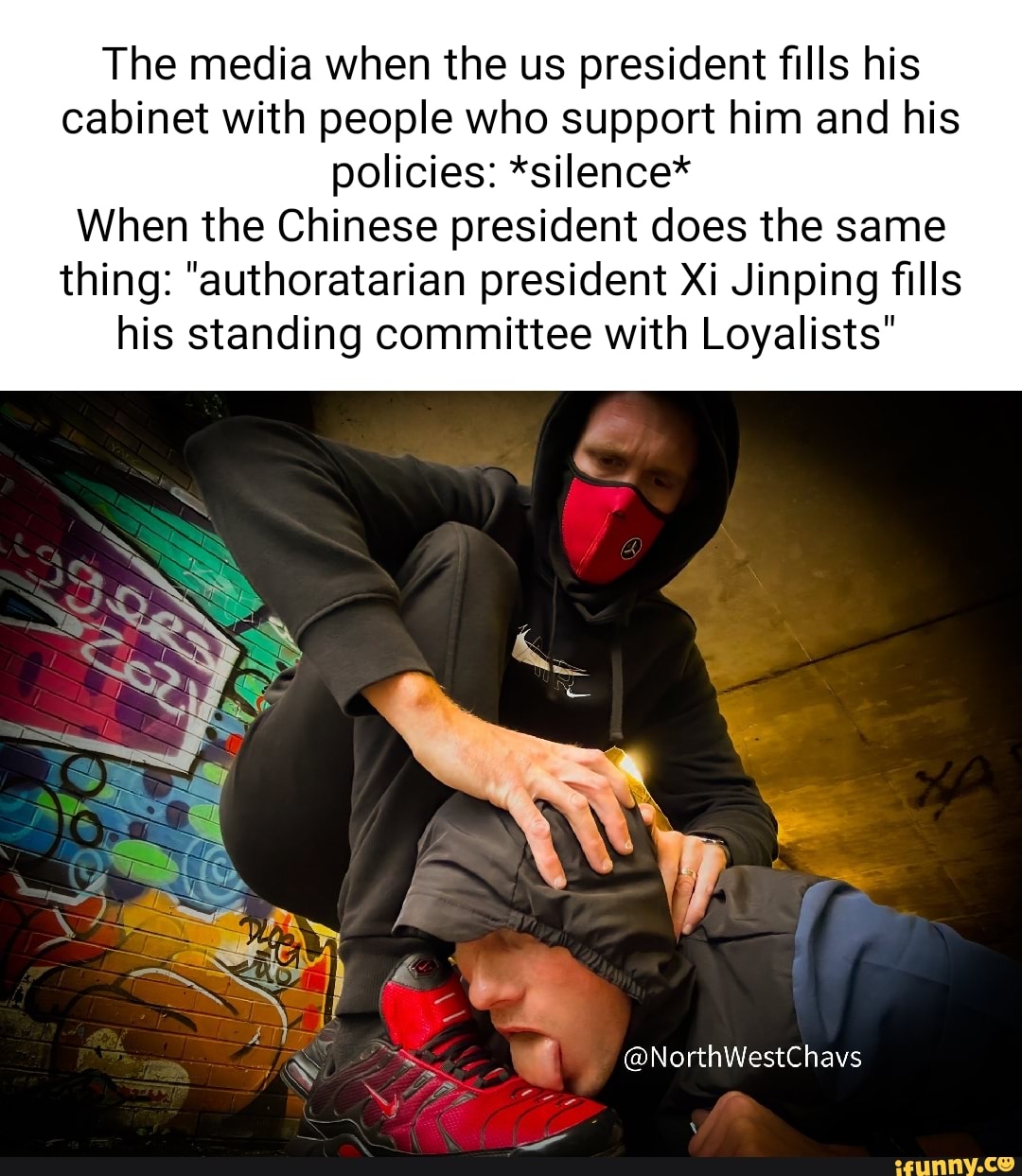 The media when the us president fills his cabinet with people who support  him and his