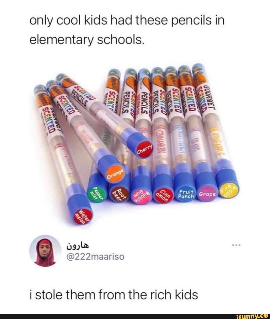 Only cool kids had these pencils in elementary schools. ru Fruit