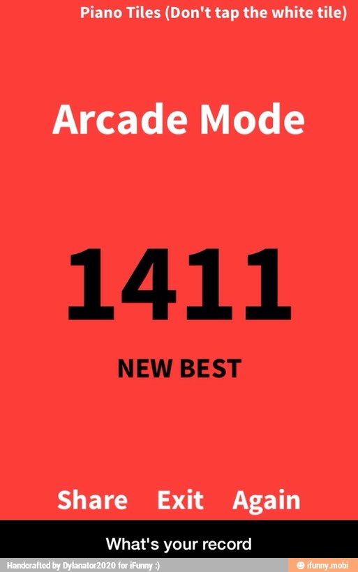 1411
NEW BEST
What's your record - What's your record
