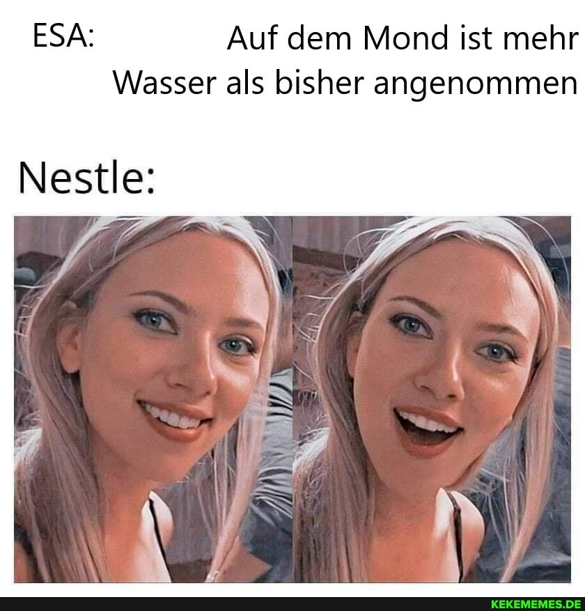 Auf dem Mond ist mehr
Wasser als bisher angenommen
Nestle: