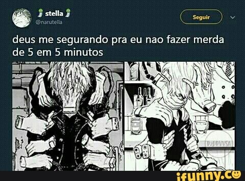 deus me segurando pra eu nao fazer merda