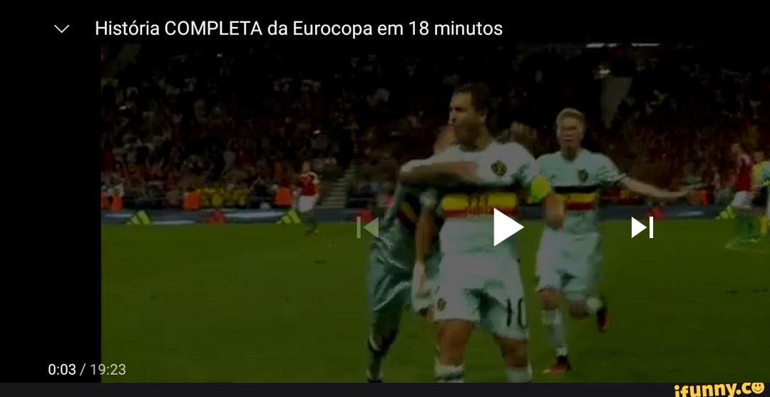 História COMPLETA da Eurocopa em 18 minutos
bI