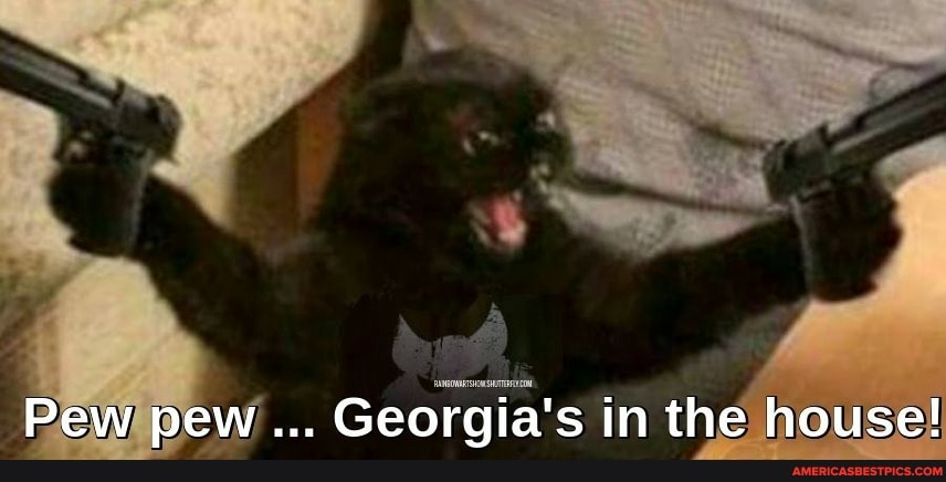 Pew pew Georgia's in the house!