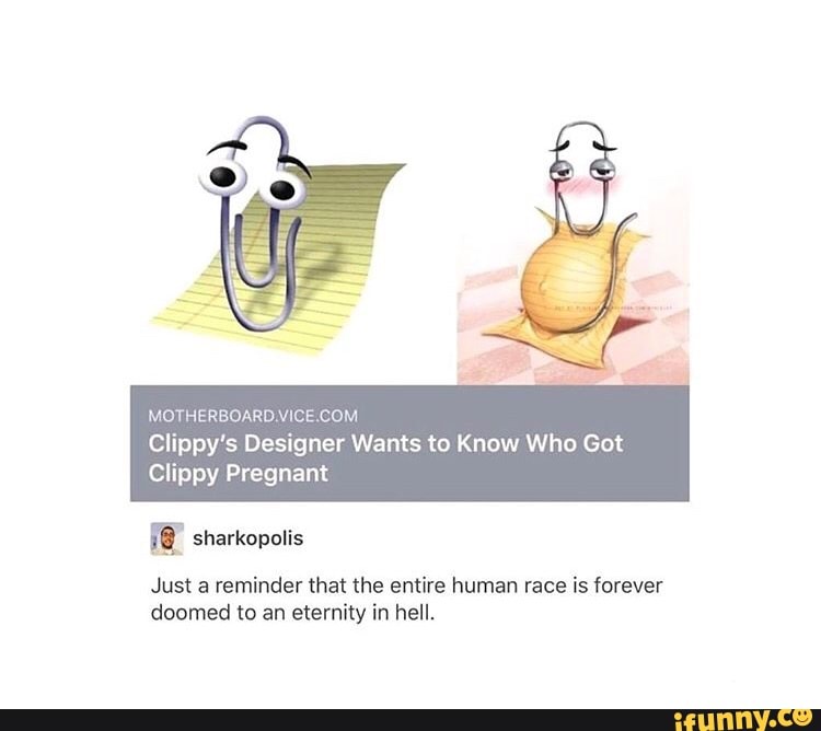 Clippy Pregnant