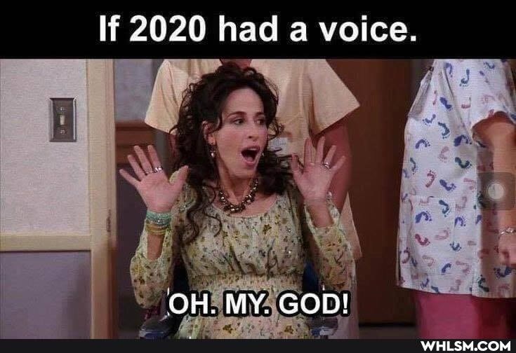 If 2020 had a voice.
OH, MY. GOD!