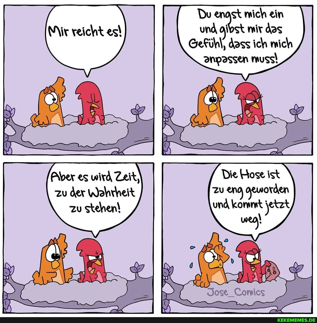 Du enost mich ein und lost mir das
Gefühl, dass ich mich anpassen mussl
Aber es wird Zeit, zu der Wehrheit
Zu stehen!