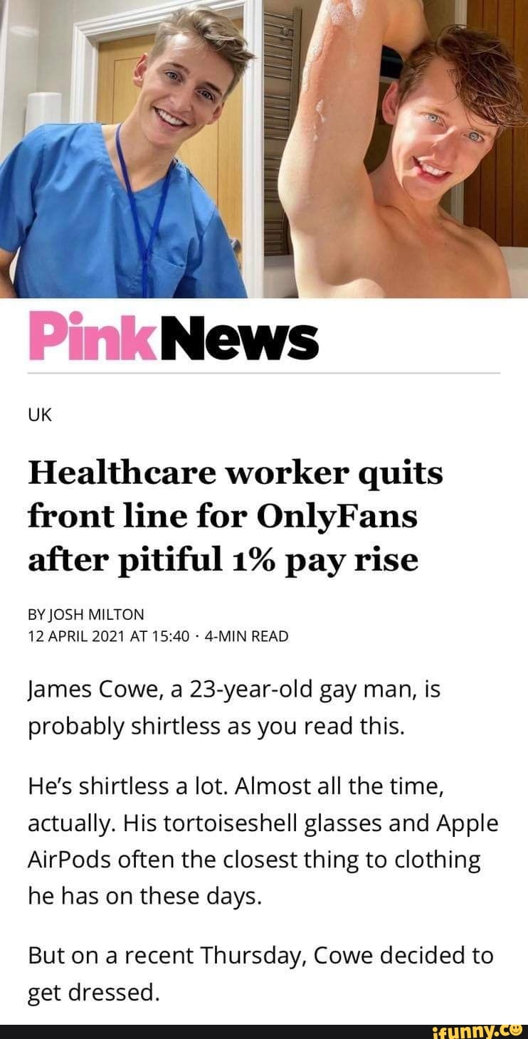 News UK Healthcare worker quits front line for OnlyFans after pitiful 1%  pay rise BY