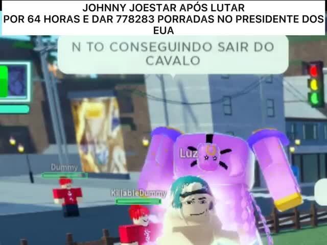 Johnny Joestar vs Valentine - JOHNNY JOESTAR APÓS LUTAR POR 64