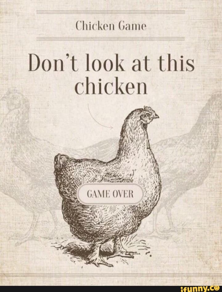Chicken Game
Don't look at this chicken
