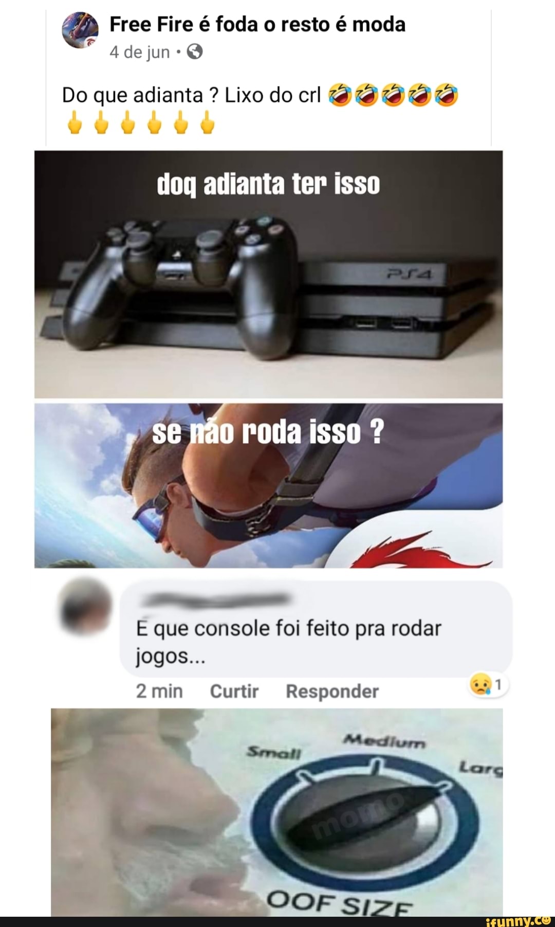 Â Free Fire é foda o resto é moda
Adejun-@
Do que adianta Lixo do crl Ga sv é
doq adianta ter isso
2min Curtir Responder "a