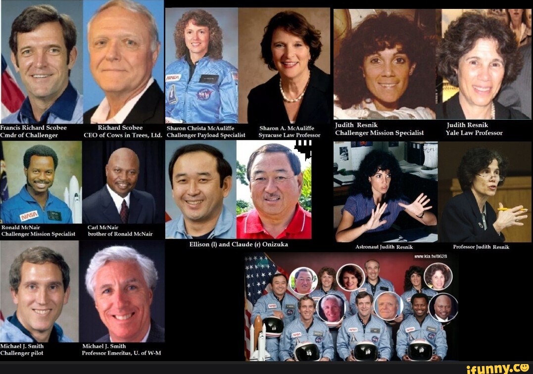 Francis Richard Scobee Richard Scobee Sharon Christa McAuliffe Sharon A ...