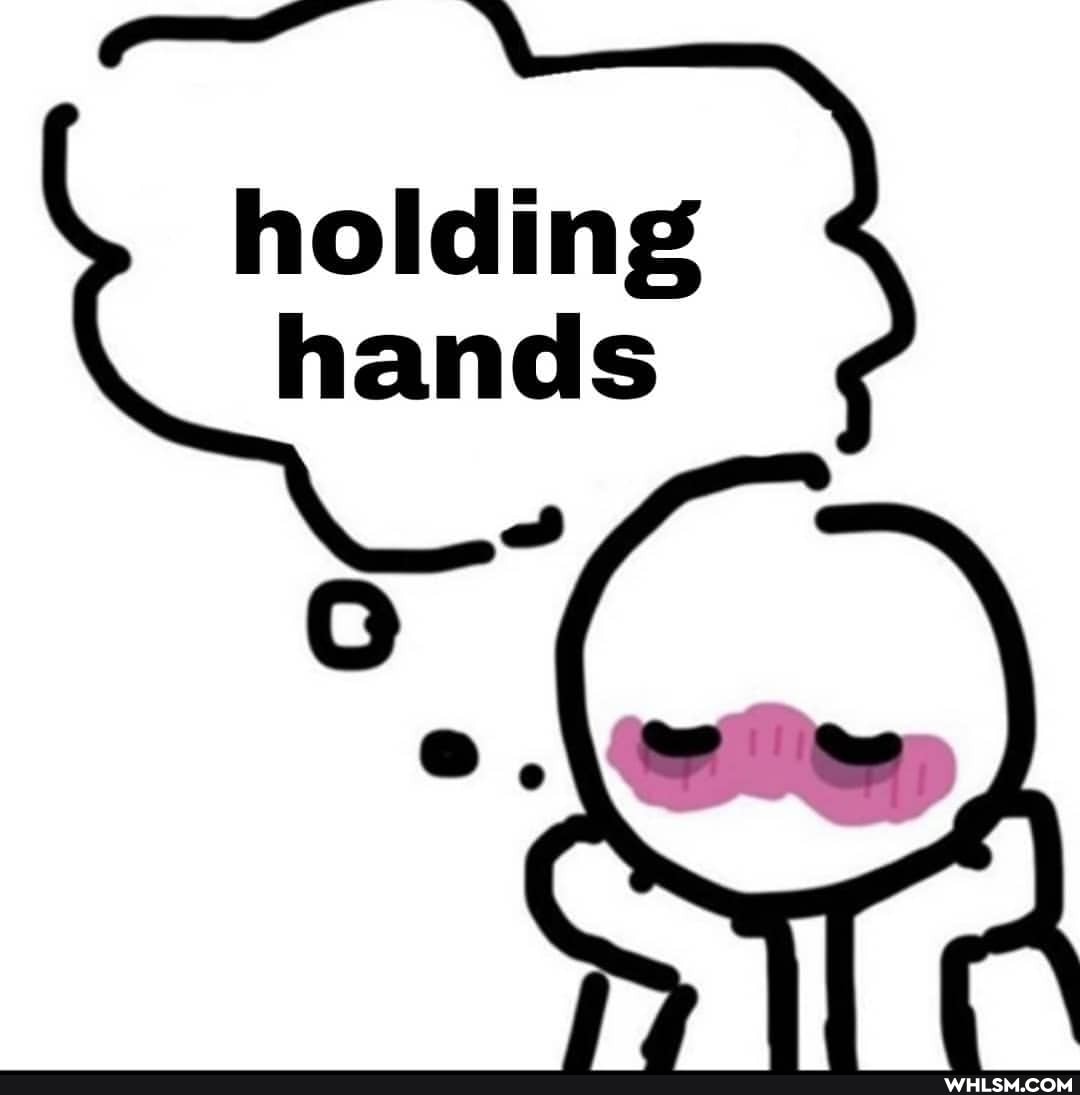 holding hands