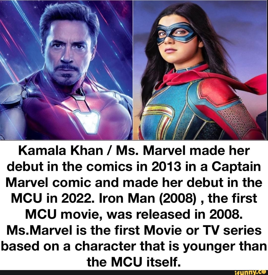 Kamala Khan / Ms. Marvel made her debut in the comics in 2013 in a ...