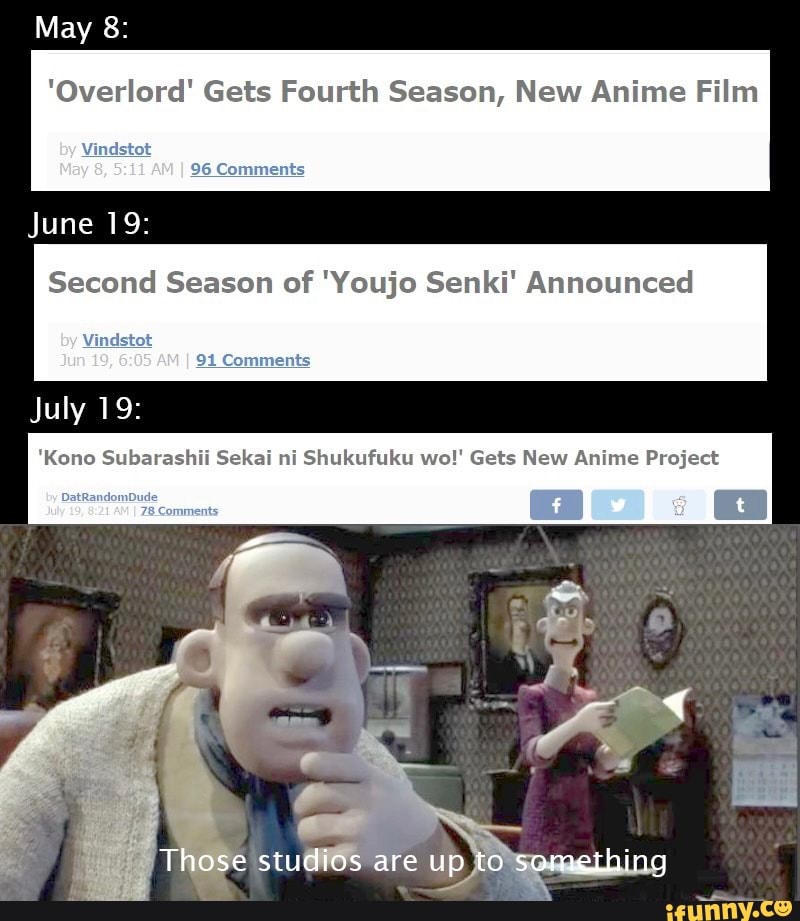 May 8 Overlord Gets Fourth Season New Anime Film Second Season Of Youjo Senki Announced Subarashii