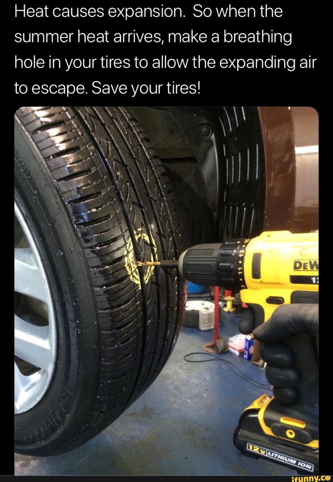 Heat causes expansion. 80 when the summer heat arrives, make a