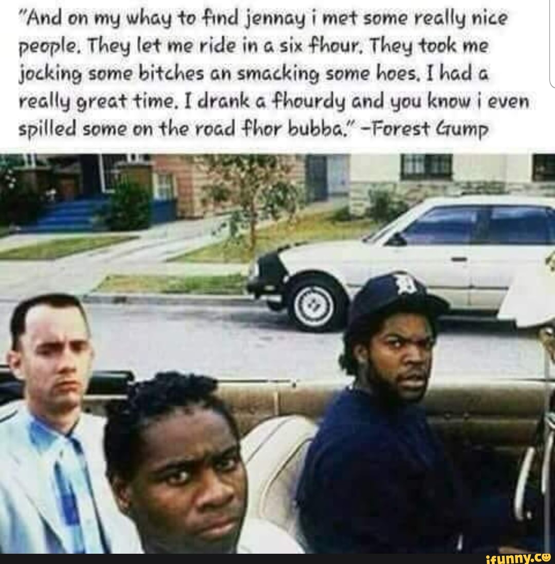 "And on mg whey fa ‘Fmd jennag i met some
really nice
people. They lm me
ride in a six kur, They fook me
jacking some
bitches cm
smacking some
hoes. I had a
really great +ime. I drank a
«Fkourdy and gou know í even