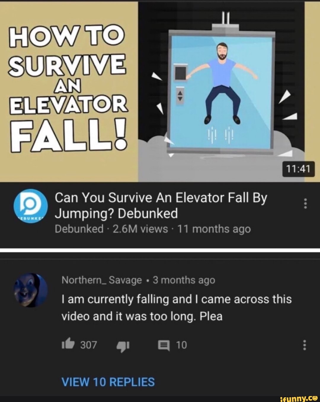 Can You Survive An Elevator Fall By Jumping? Debunked Debunked 2.6M