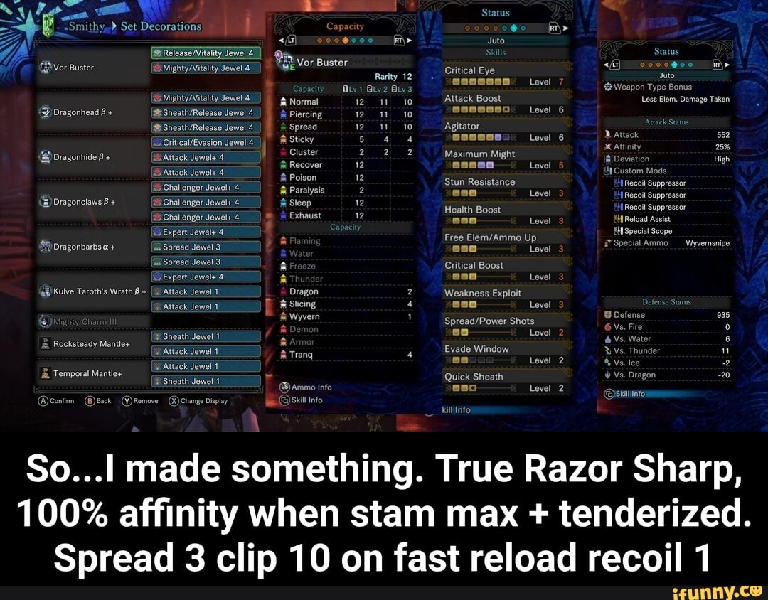 Dragonhead + Dragonhide + Dragonclaws B+ Dragonbarbsa+ Kuive Taroth's