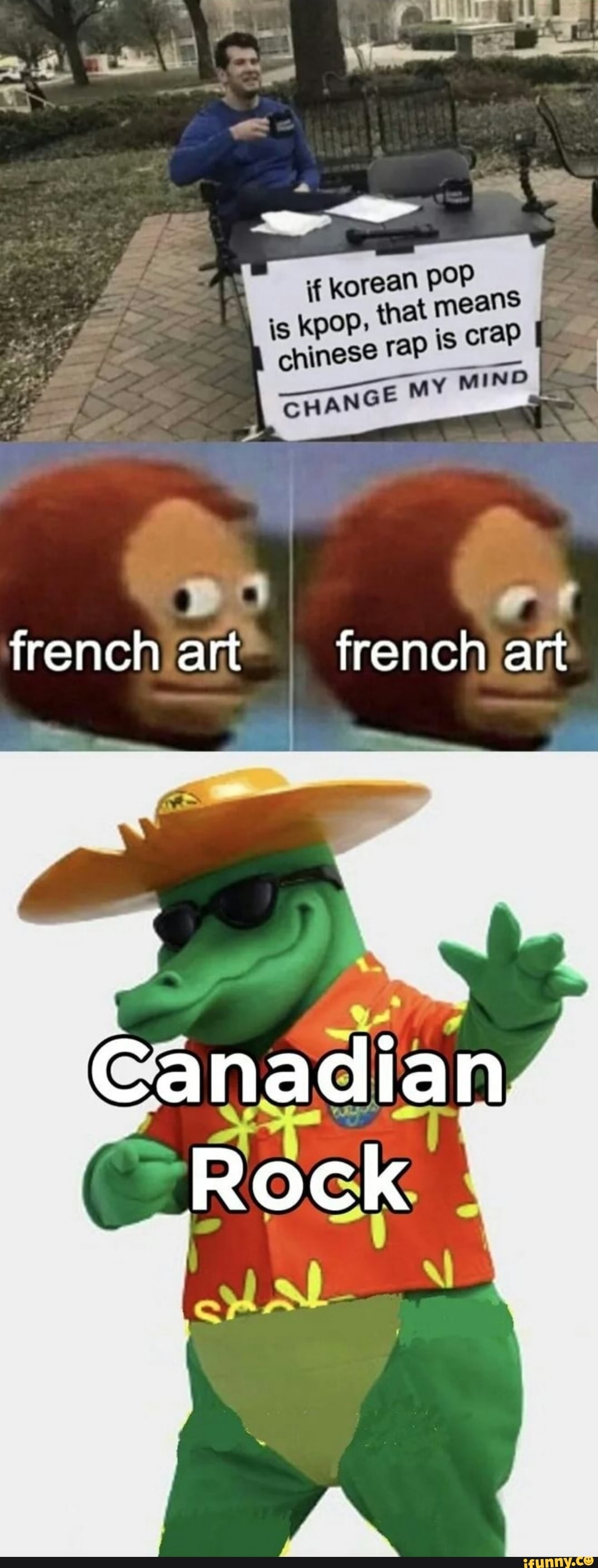 If korean POP that means is KpOP chinese rap is crap chinese SHANGE MY