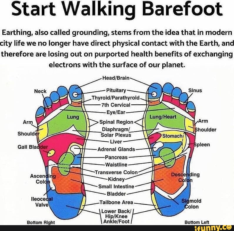 Start Walking Barefoot Earthing, also called grounding, stems from the ...