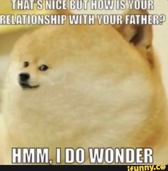 THal Shiet HUW TS ATIONSHID OTR RATHER?
DO WONDER