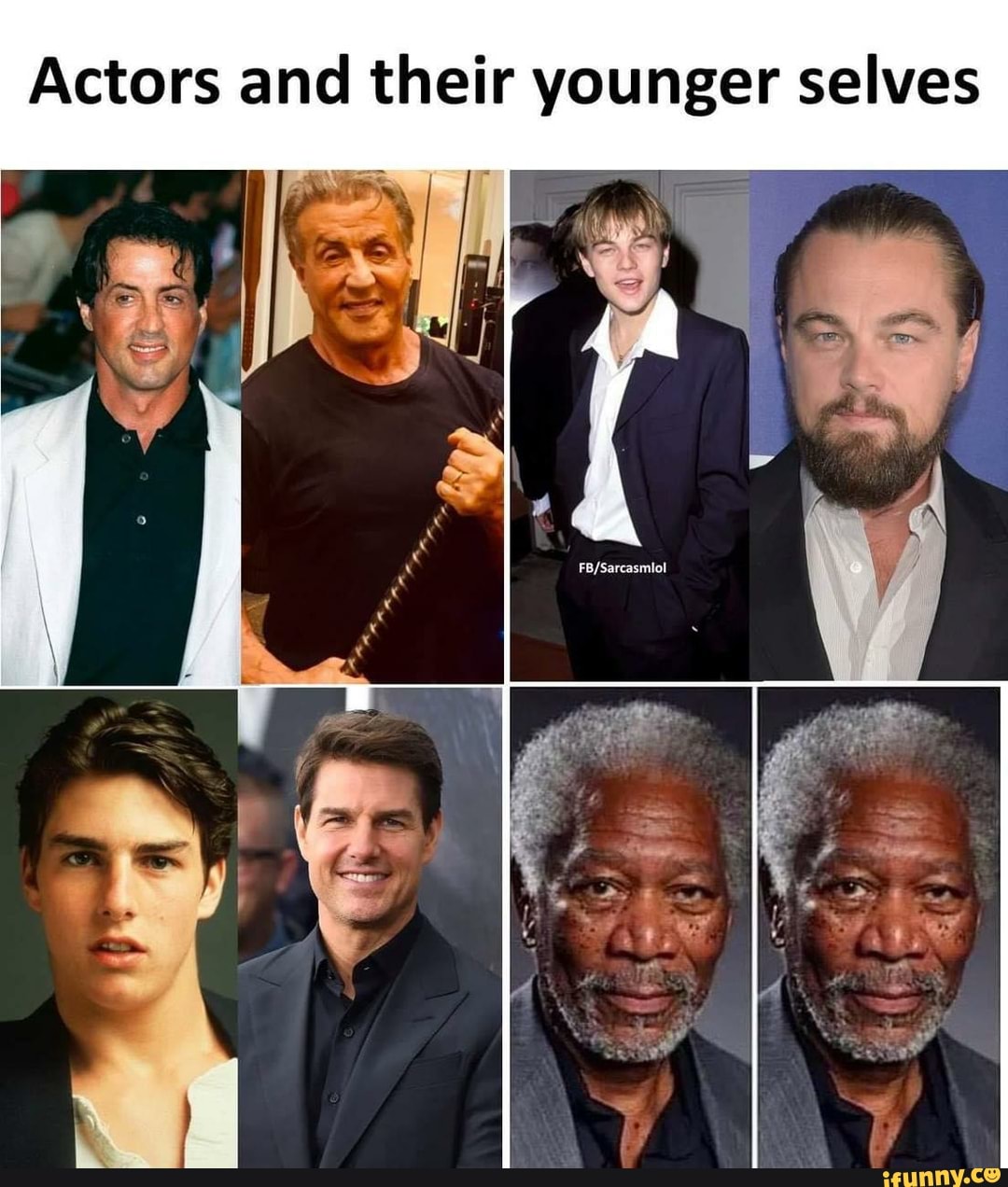 Actors and their younger selves