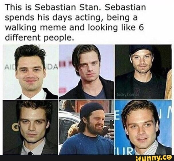 This is Sebastian Stan. Sebastian spends his days acting, being a ...