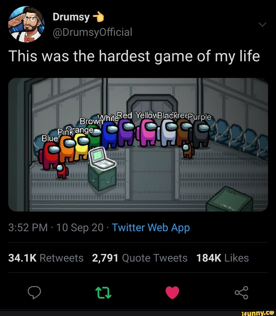 This was the hardest game of my life