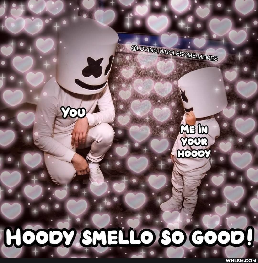 MEMES
You...
ME iN youR HOODY
HOODY SMELLO SO GooD!