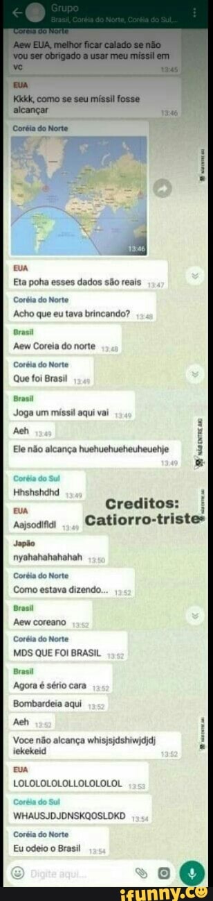 Eta poha esses dados são reais
Aew Coreia do norte