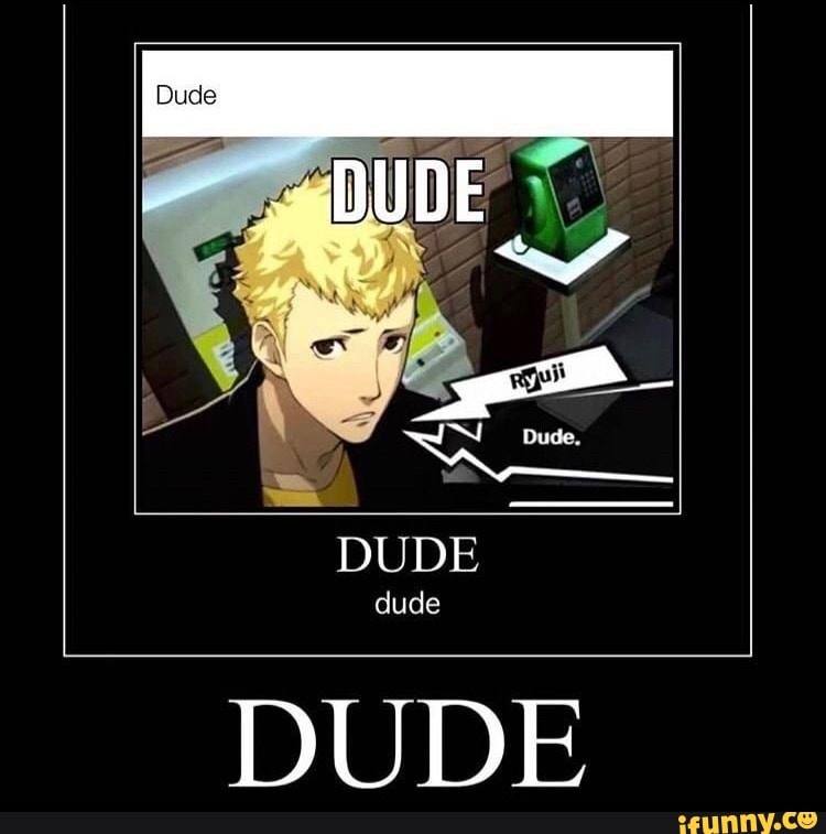 R dude. R dude