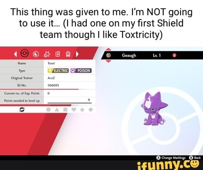 Like taking candy from a Toxel  Pokémon Sword and Shield ™ Amino