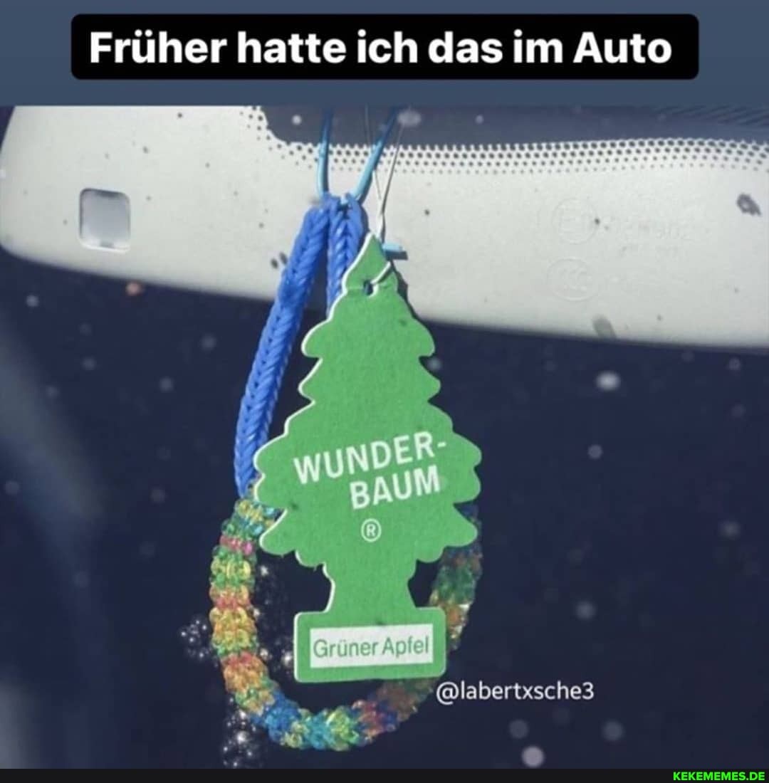 Früher hatte ich das im Auto
labertxsche3