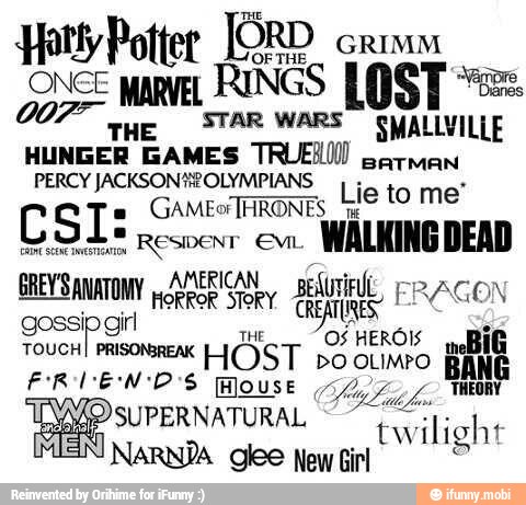 TH
Hotty Potter JorD GRIMM
225 wane RINGS LOST "=
AMERICAN. FUL,
Ra HORROR STORY
pa, ERAGON
SUPERNATURAL
a: twilight
NARNDA glee New Girl =