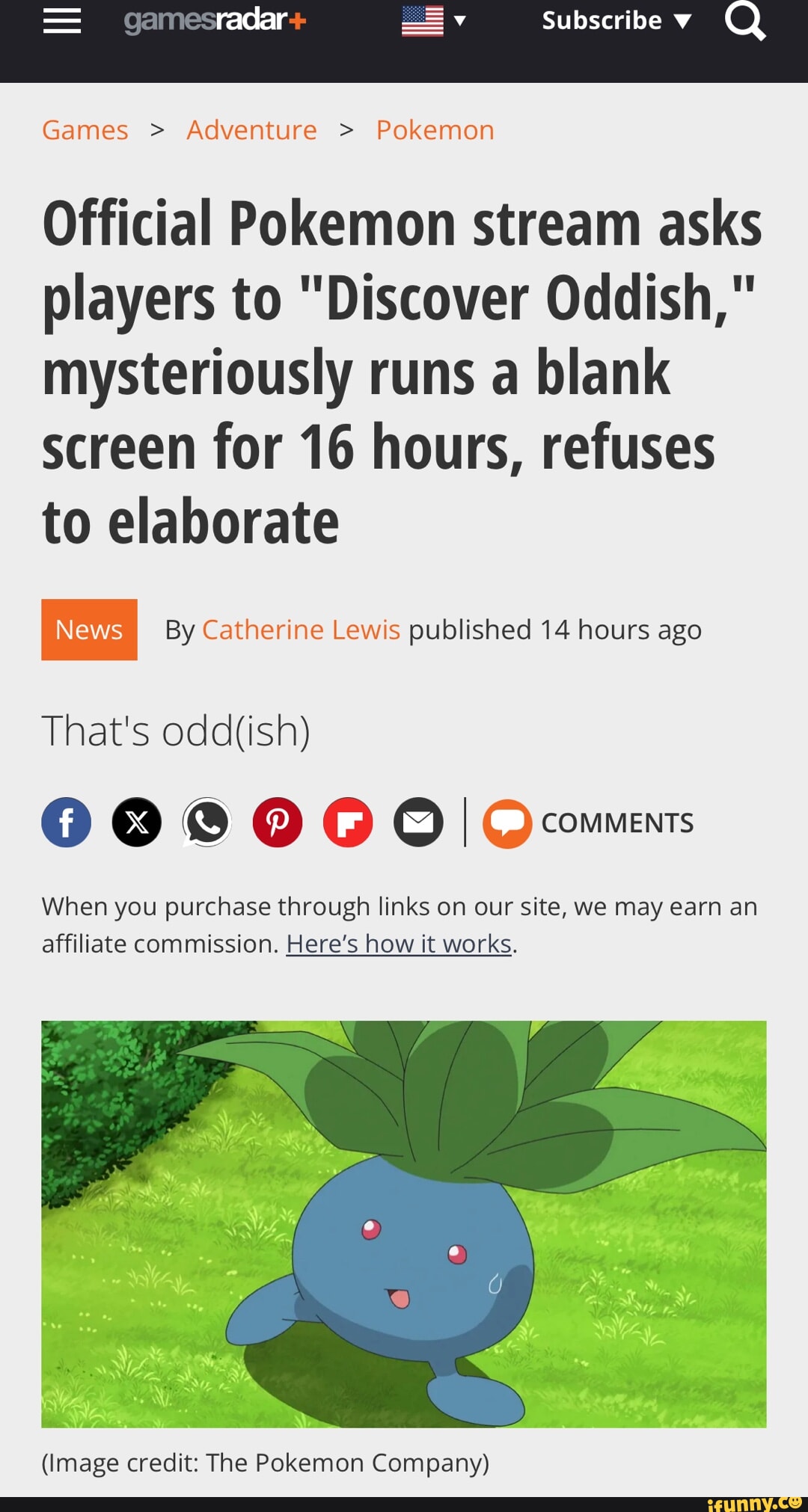 Oddish memes. Best Collection of funny Oddish pictures on iFunny, image size:1080x2022