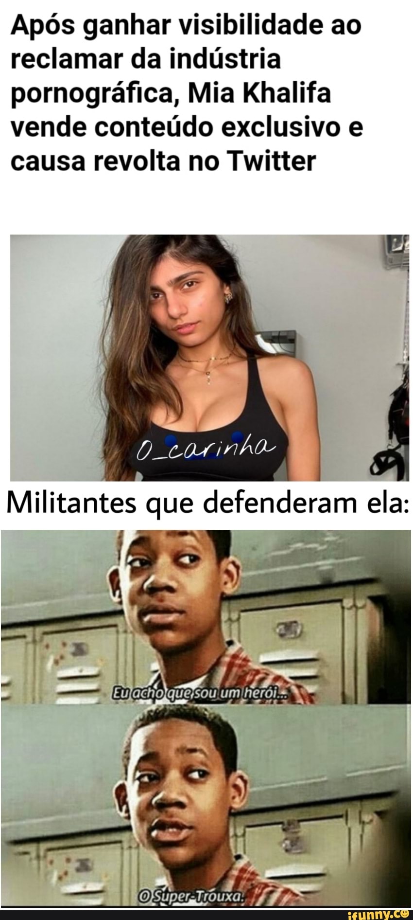 Após ganhar visibilidade ao
reclamar da indústria
pornográfica, Mia Khalifa
vende conteúdo exclusivo e
causa revolta no Twitter