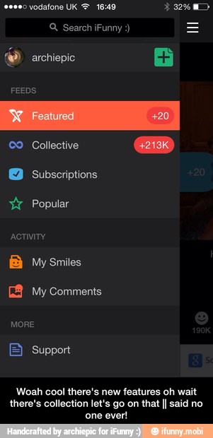 cool there's new features oh wait
there's collection let's go on that II said no
one ever!
Woah - Woah cool there's new features oh wait there's collection let's go on that || said no one ever!