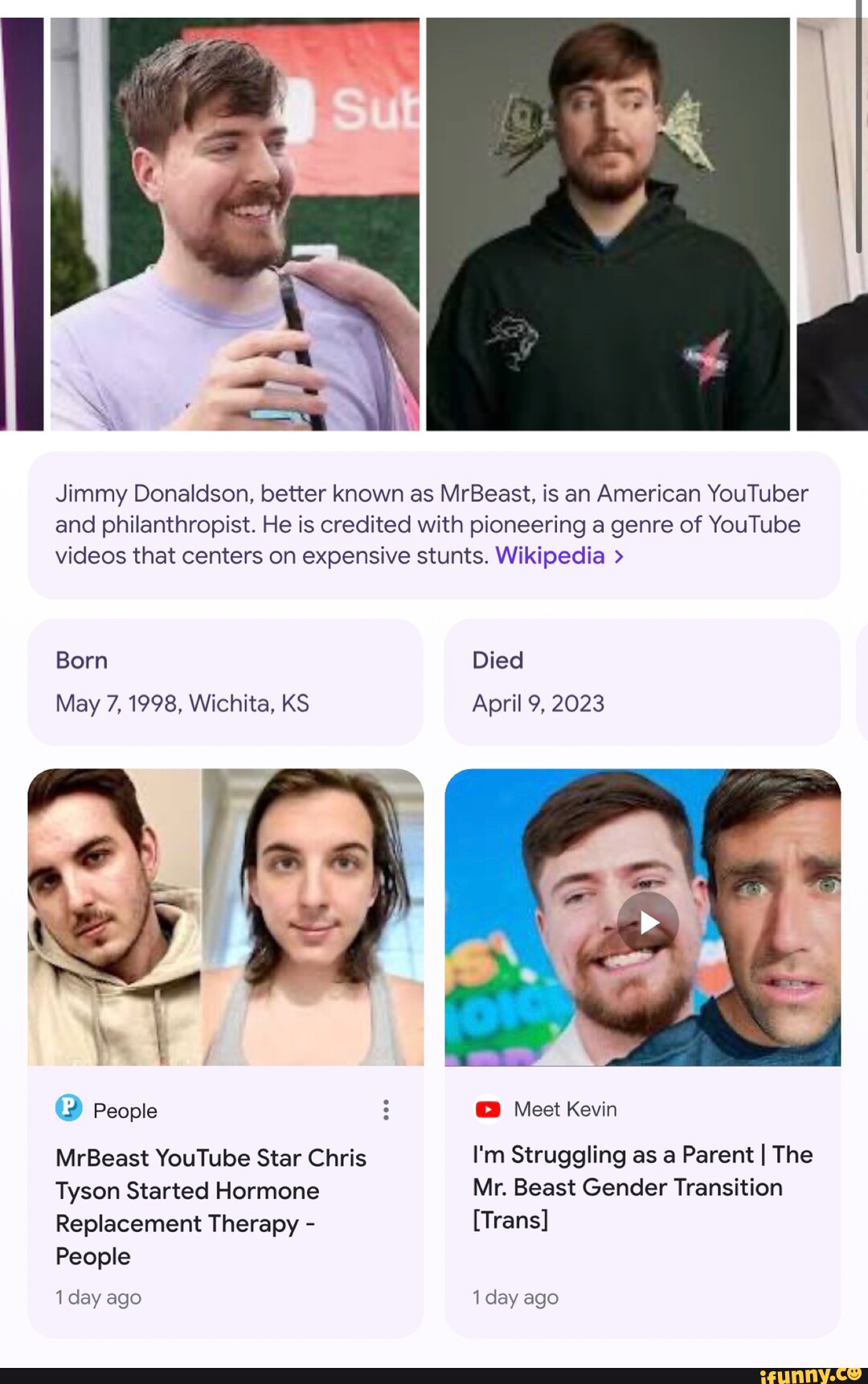 Jimmy Donaldson, better known as MrBeast, is an American YouTuber and ...