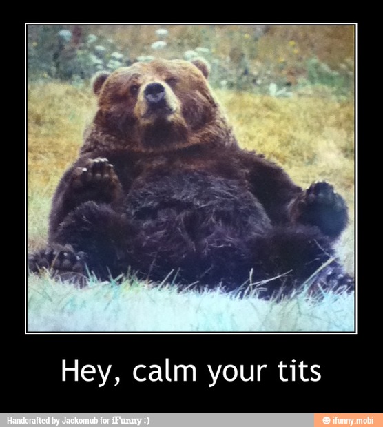 Hey, calm your tits - Hey, calm your tits