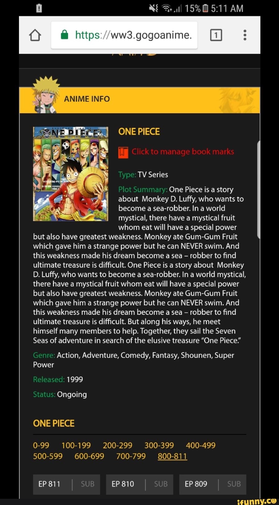 Ww3 Gogoanime El Tv Series One Piece Is A Story About Monkey D Luffy