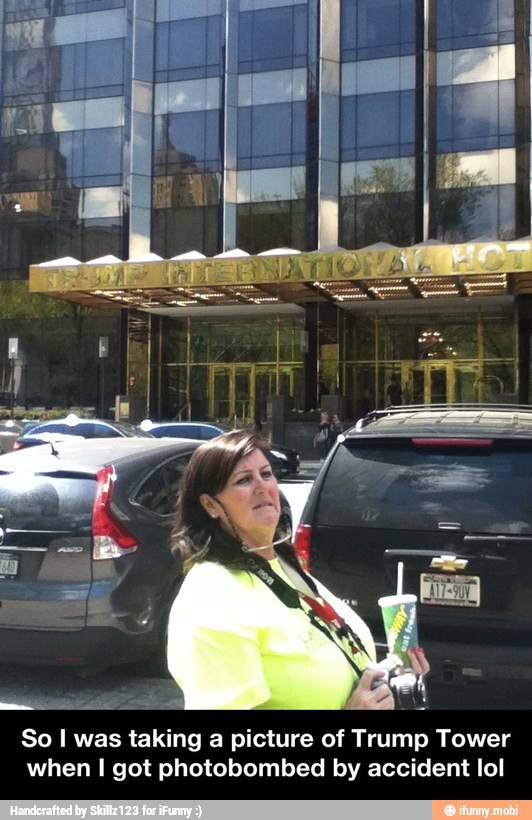 So I was taking a picture of Trump Tower
when I got photobombed by accident lol - So I was taking a picture of Trump Tower when I got photobombed by accident lol